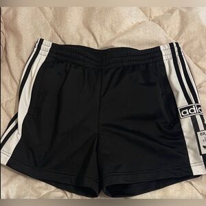 Adidas Adibreak Black and White Women's Shorts - Sz Medium
